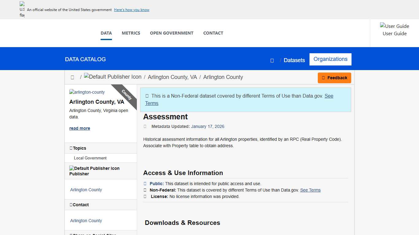 Assessment - Catalog